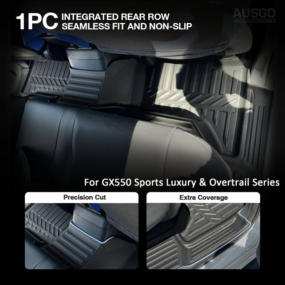 7D Car Floor Mats for Lexus GX550 2024-Onwards