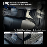 7D Car Floor Mats for Lexus GX550 2024-Onwards