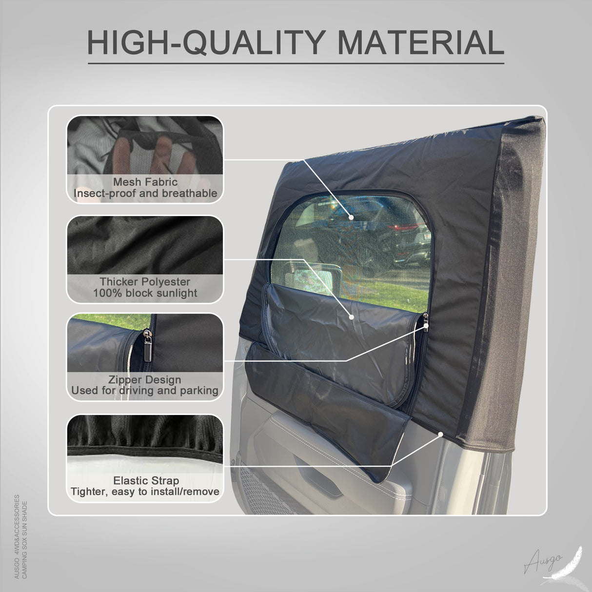 Car Window Sox Sun Shade for GWM Tank 300 2023-Onwards 4PCS