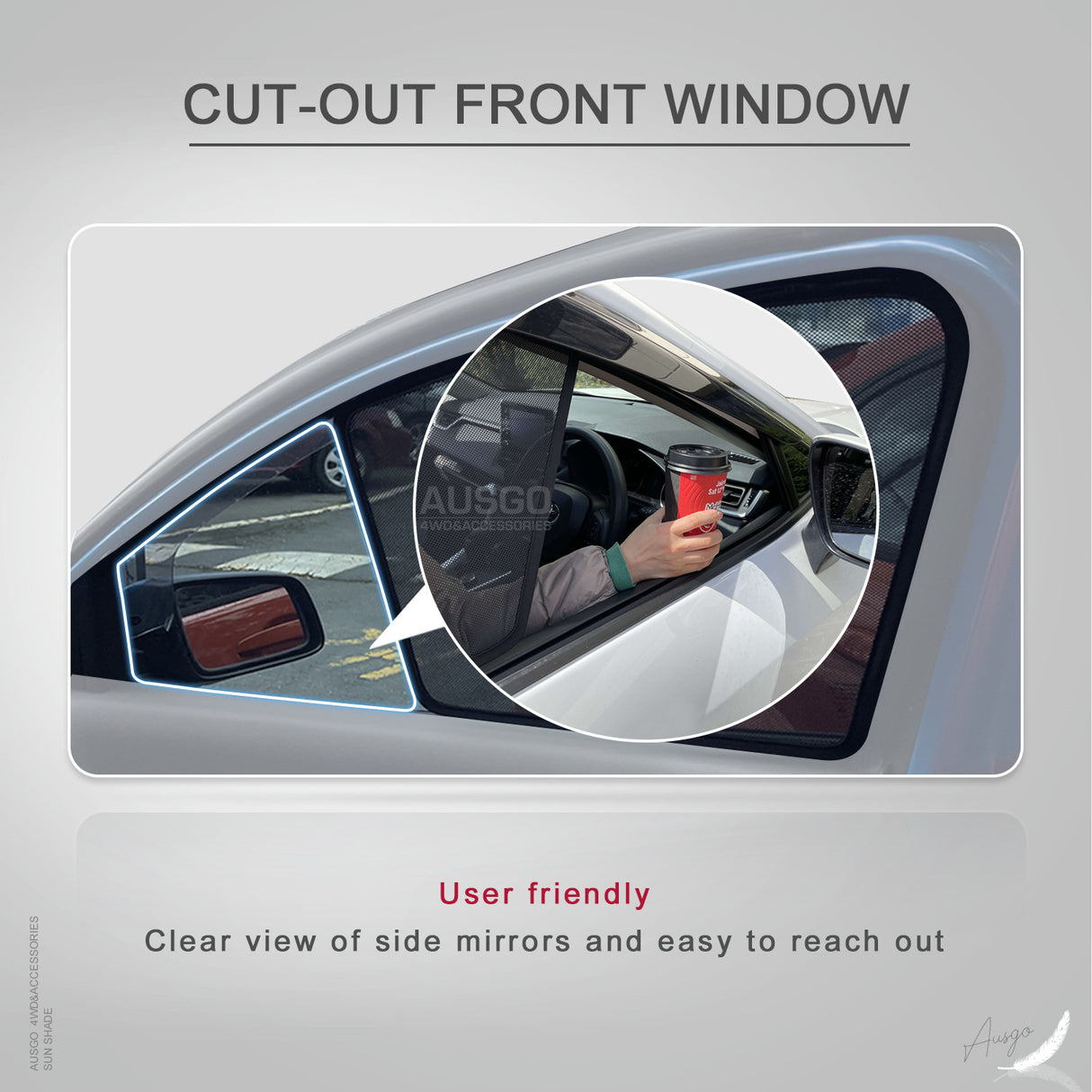 Magnetic Window Sun Shade for Toyota Corolla Sedan 2019-Onwards