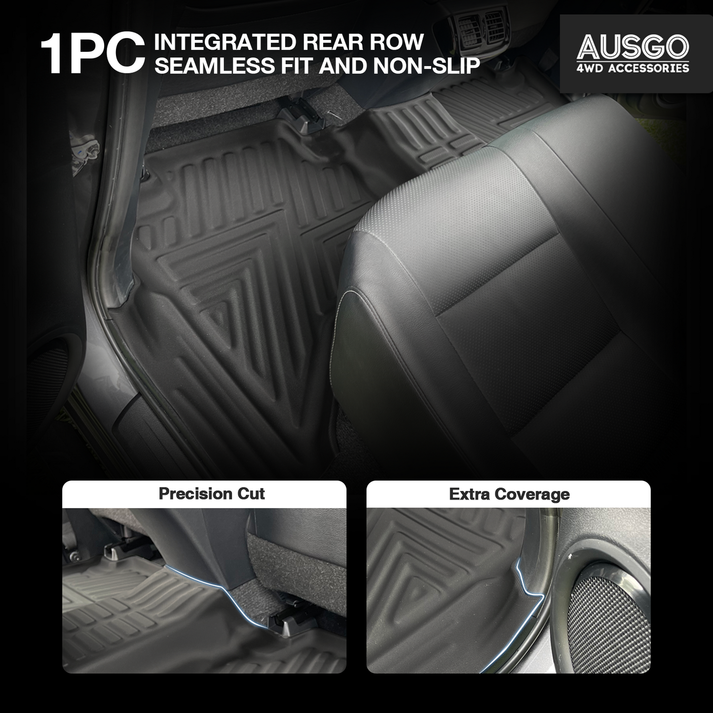 Toyota Hilux 2015-Onwards Car Floor Mats（Auto Trans）