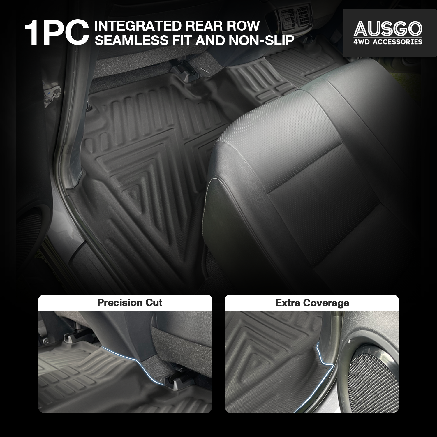 Toyota Hilux 2015-Onwards Car Floor Mats（Auto Trans）