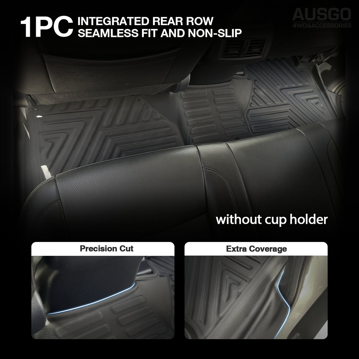5D Car Floor Mats for Nissan Navara NP300 D23 Dual Cab 2015-Onwards