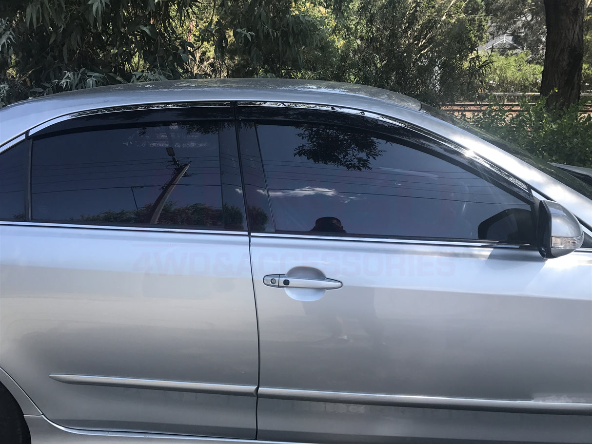 Stainless Trim Weather Shields for Toyota Aurion 2006-2011