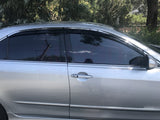 Stainless Trim Weather Shields for Toyota Aurion 2006-2011
