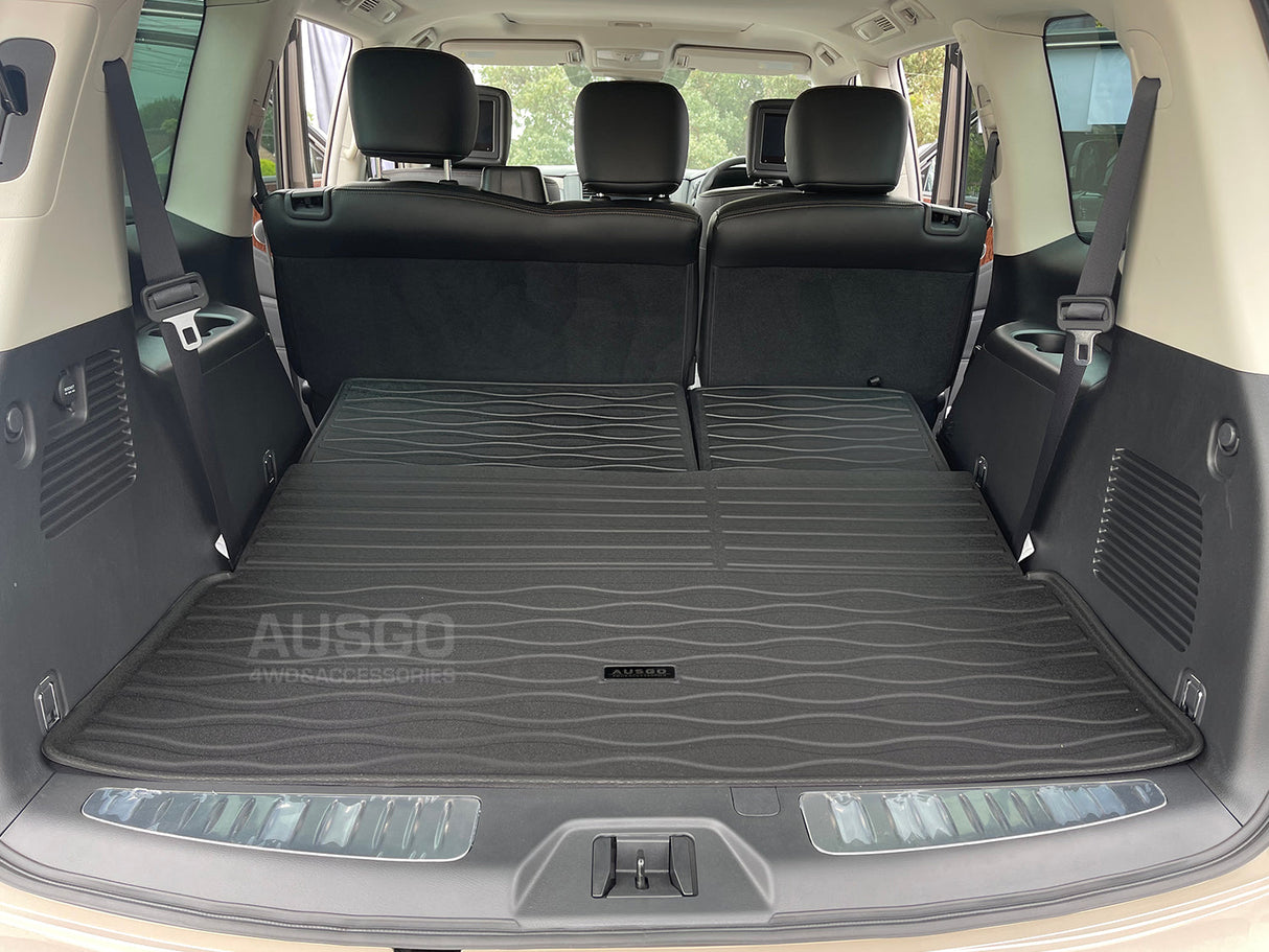 Double-Layer Car Floor Mats for Nissan Patrol Y62 2012-Onwards