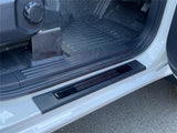 Car Floor Mats + Black Door Sill Protector for Ford Ranger Dual Cab Next-Gen 2022-Onwards