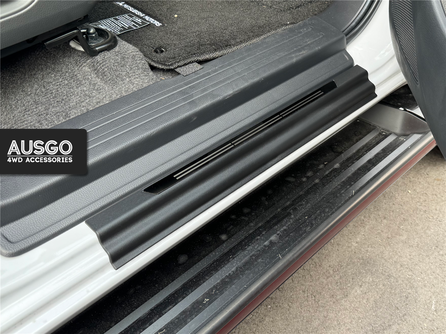 Mitsubishi Triton MQ MR Series Dual Cab 2015-2024 Door Sill Protector