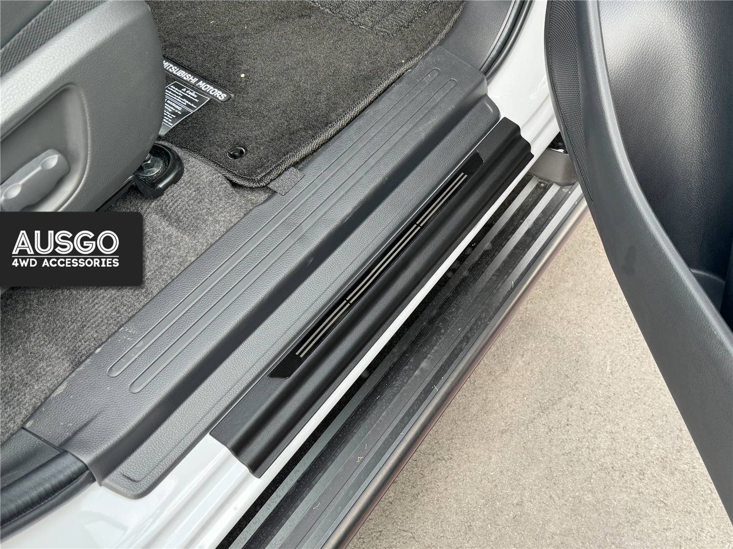 Mitsubishi Triton MQ MR Series Dual Cab 2015-2024 Door Sill Protector