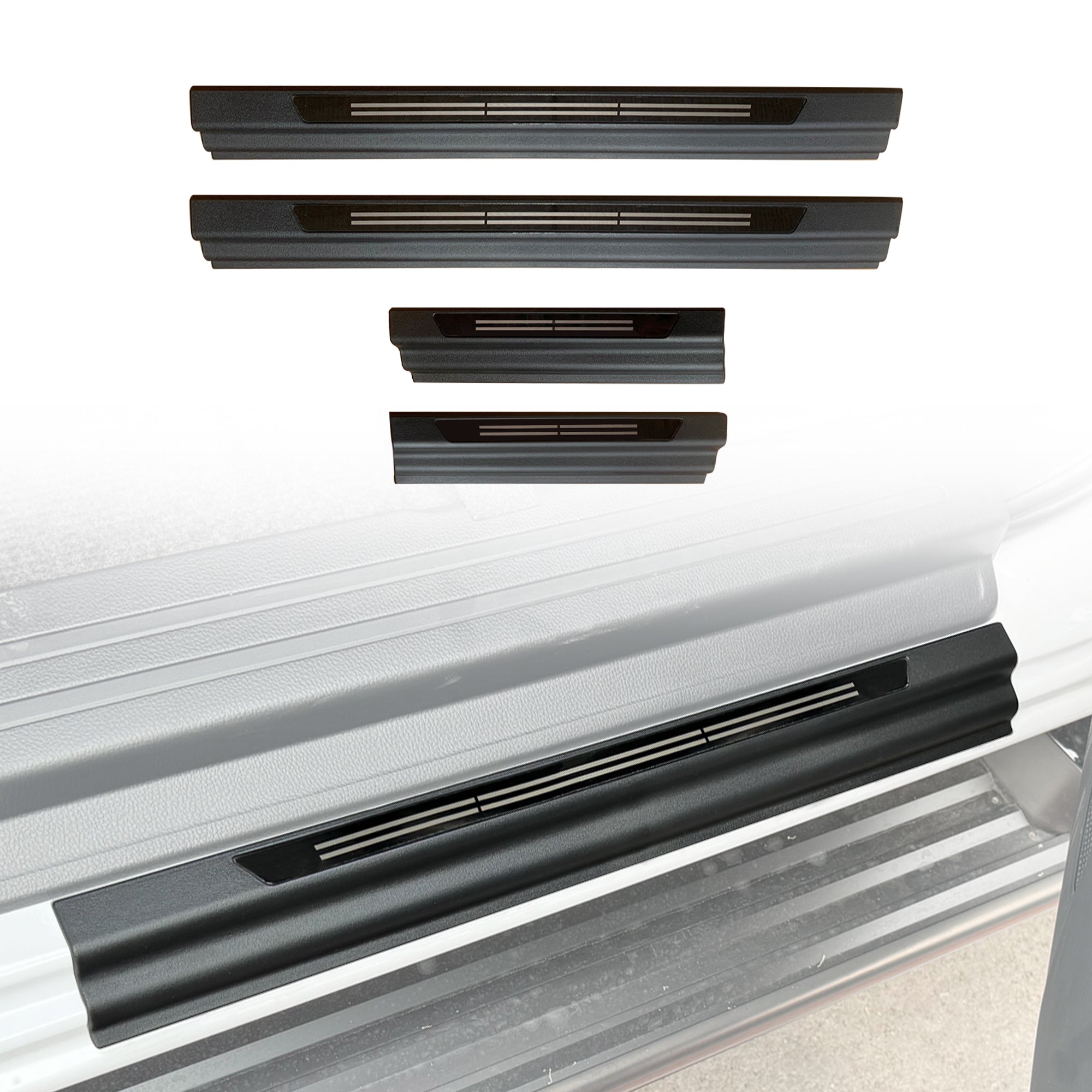 Mitsubishi Triton MQ MR Series Dual Cab 2015-2024 Door Sill Protector