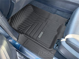5D Moulded Floor Mats + Black Door Sill Protector for Ford Everest 2015-2022