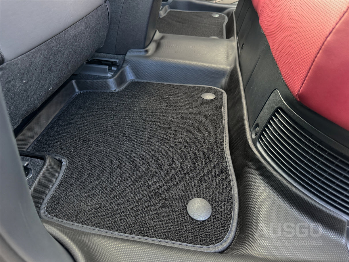 Double-Layer Car Floor Mats for Lexus RX Series RX350 / RX350h / RX500h 2022-Onwards