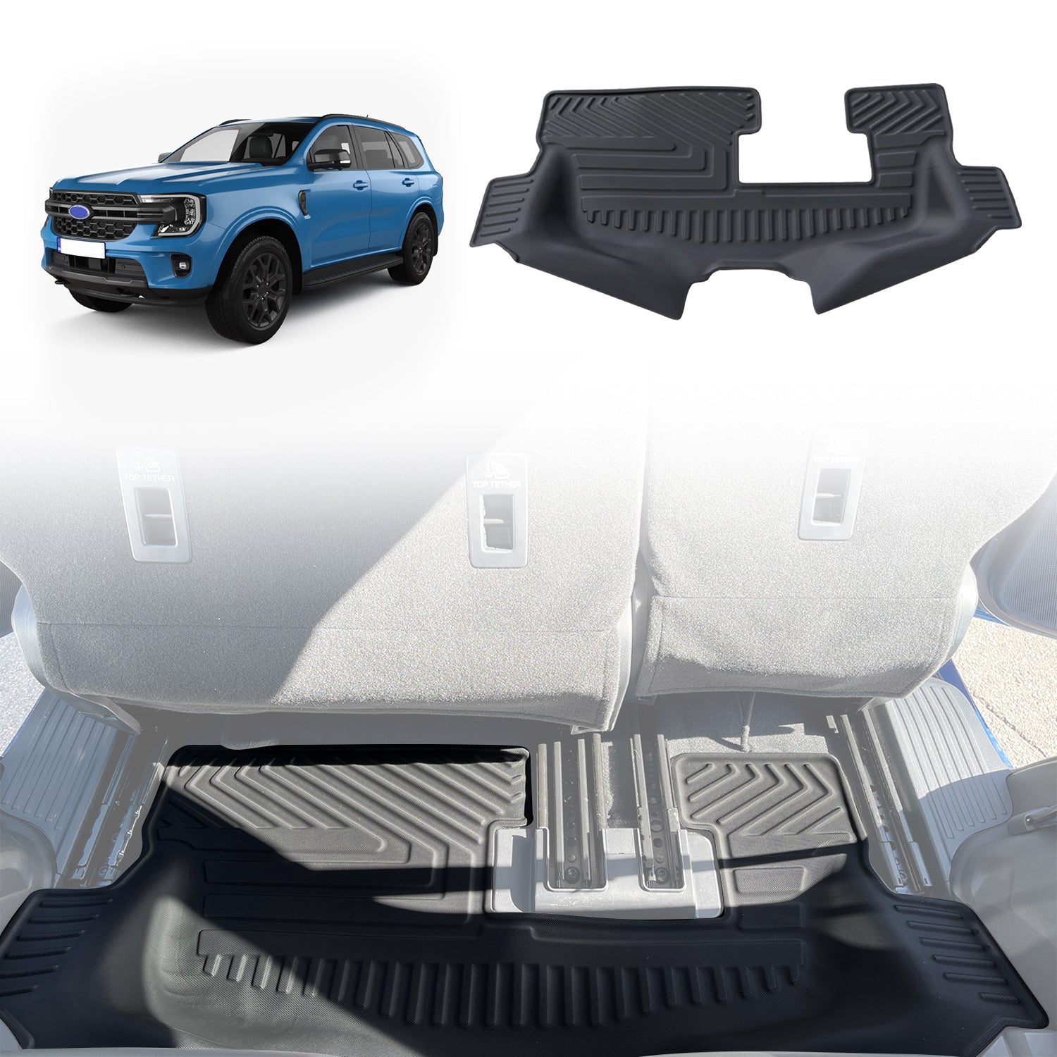 Pre-order Third Row Floor Mat for Ford Everest 7 Seater 2022-Onwards