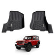 5D Car Floor Mats for Jeep Wrangler JL Series 2Door 2018-Onwards Front 2PCS