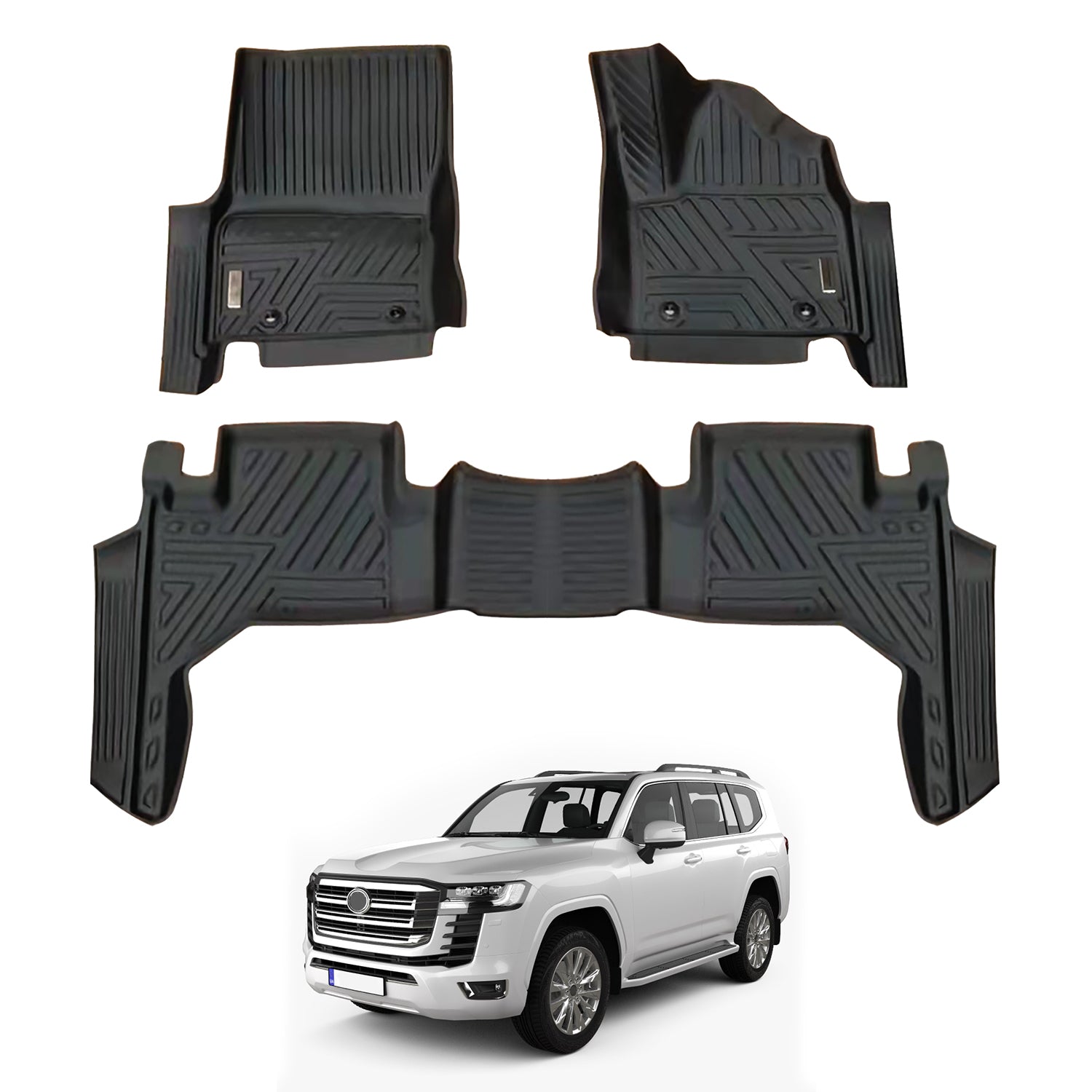 Toyota Land Cruiser 300 Series 2021-Onwards Car Floor Mats