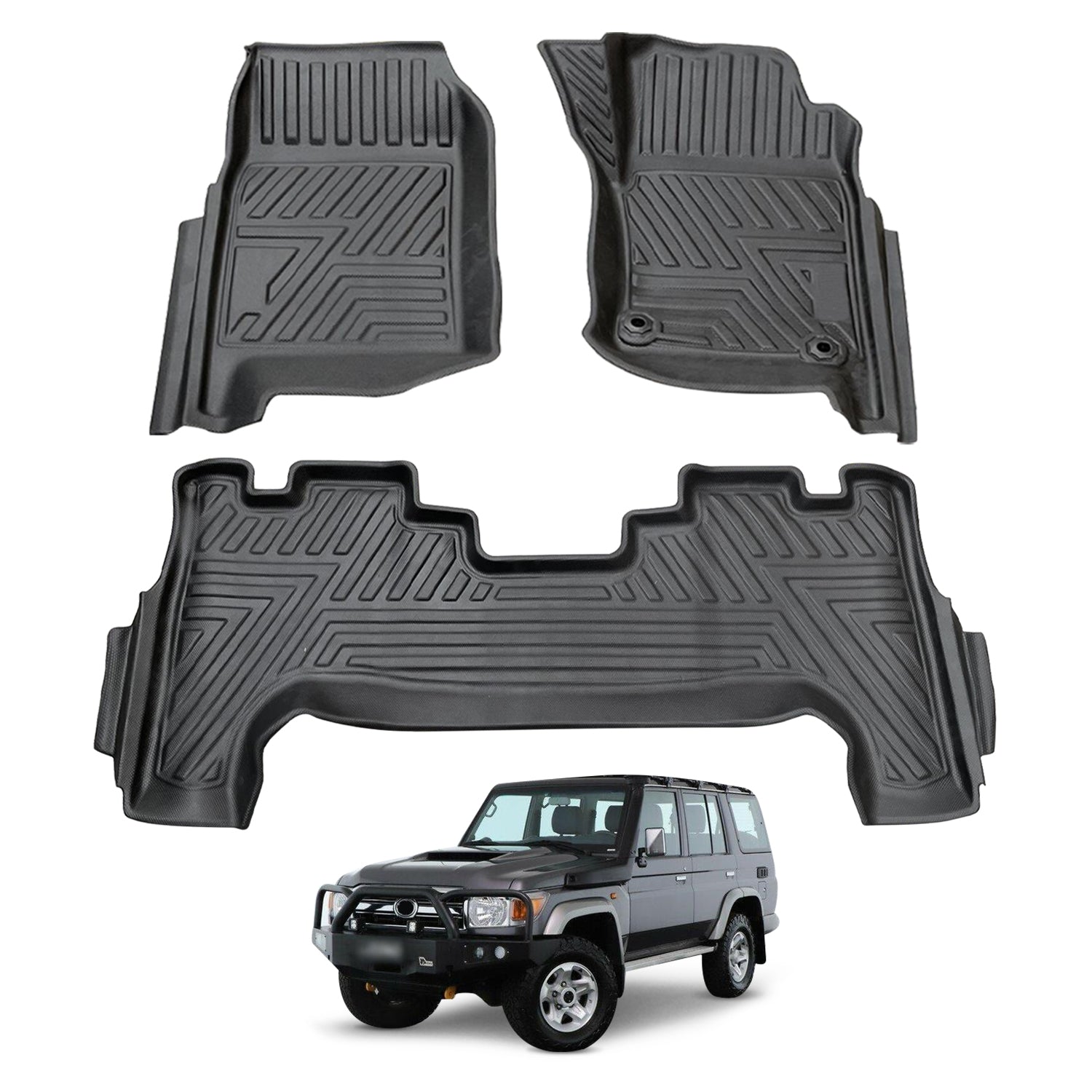 Toyota Land Cruiser 76 Series 2012-2023 Car Floor Mats