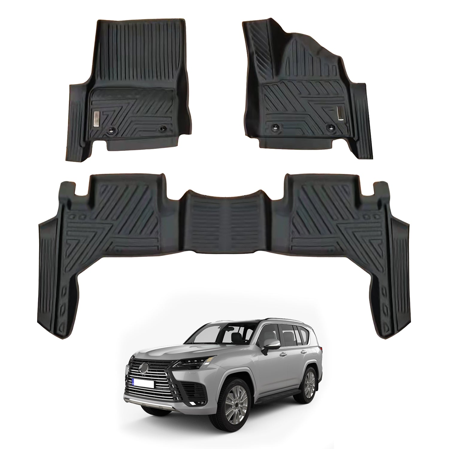 Lexus LX Series LX500d LX600 2021-Onwards Car Floor Mats