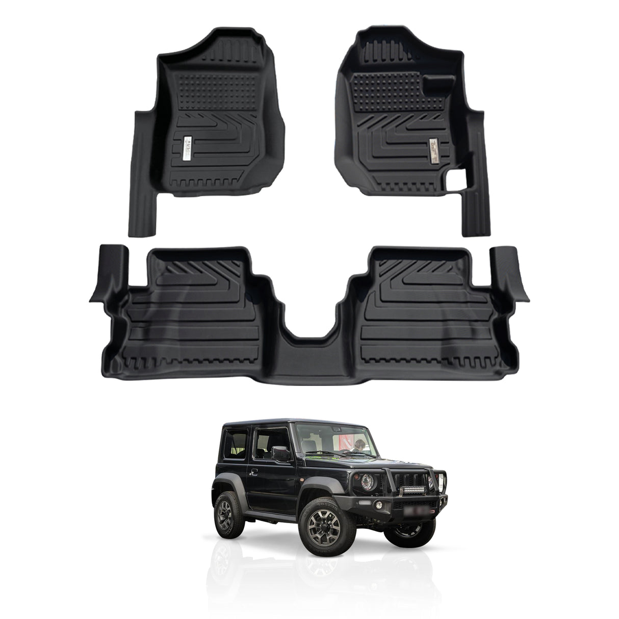 5D Car Floor Mats for Suzuki Jimny 3-Door 2018-2024