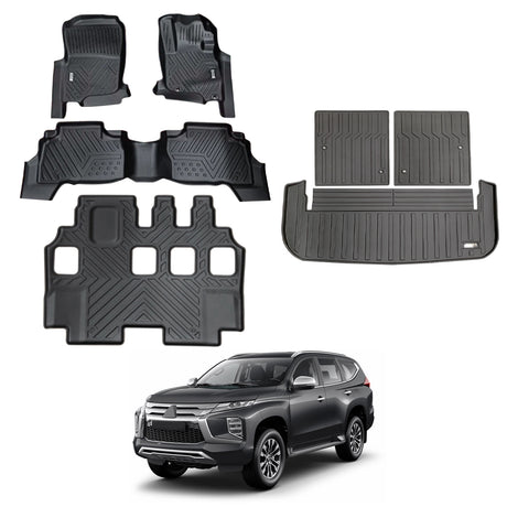 5D Car Floor Mats for Mitsubishi Pajero Sport 2015-Onwards