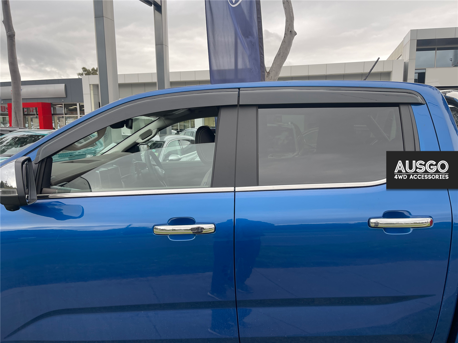 Volkswagen Amarok Next-Gen NF Dual Cab 2023-Onwards Injection Monsoon Weather Shields