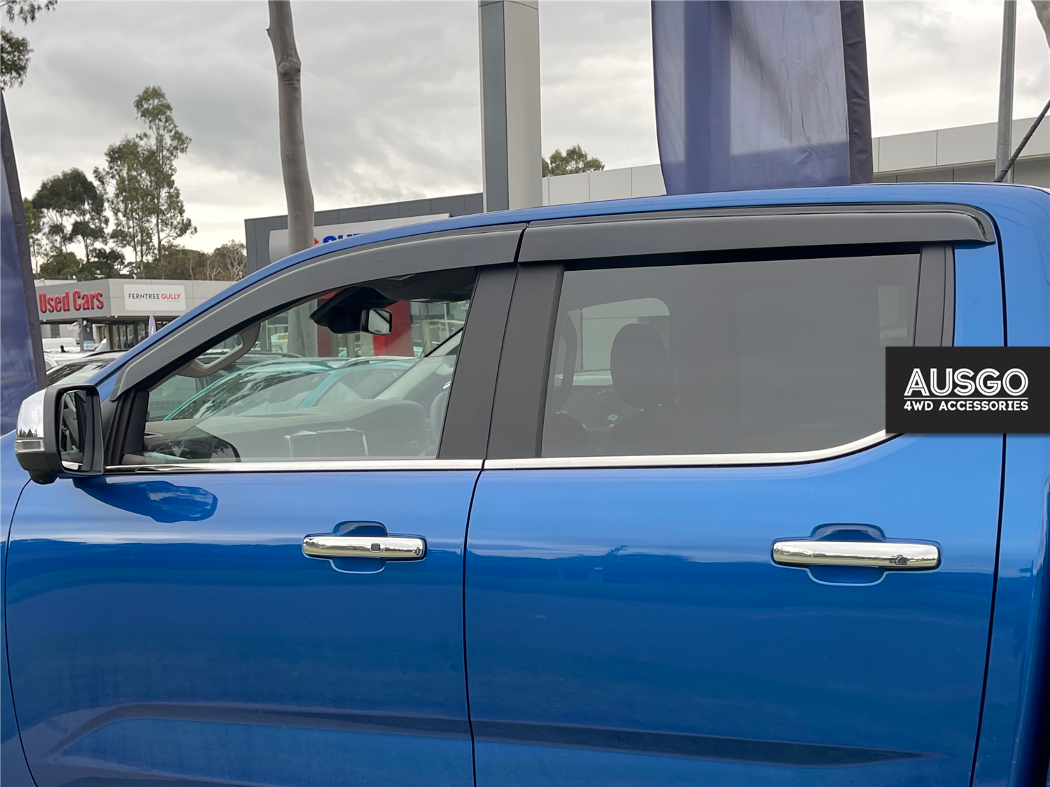 Volkswagen Amarok Next-Gen NF Dual Cab 2023-Onwards Injection Monsoon Weather Shields