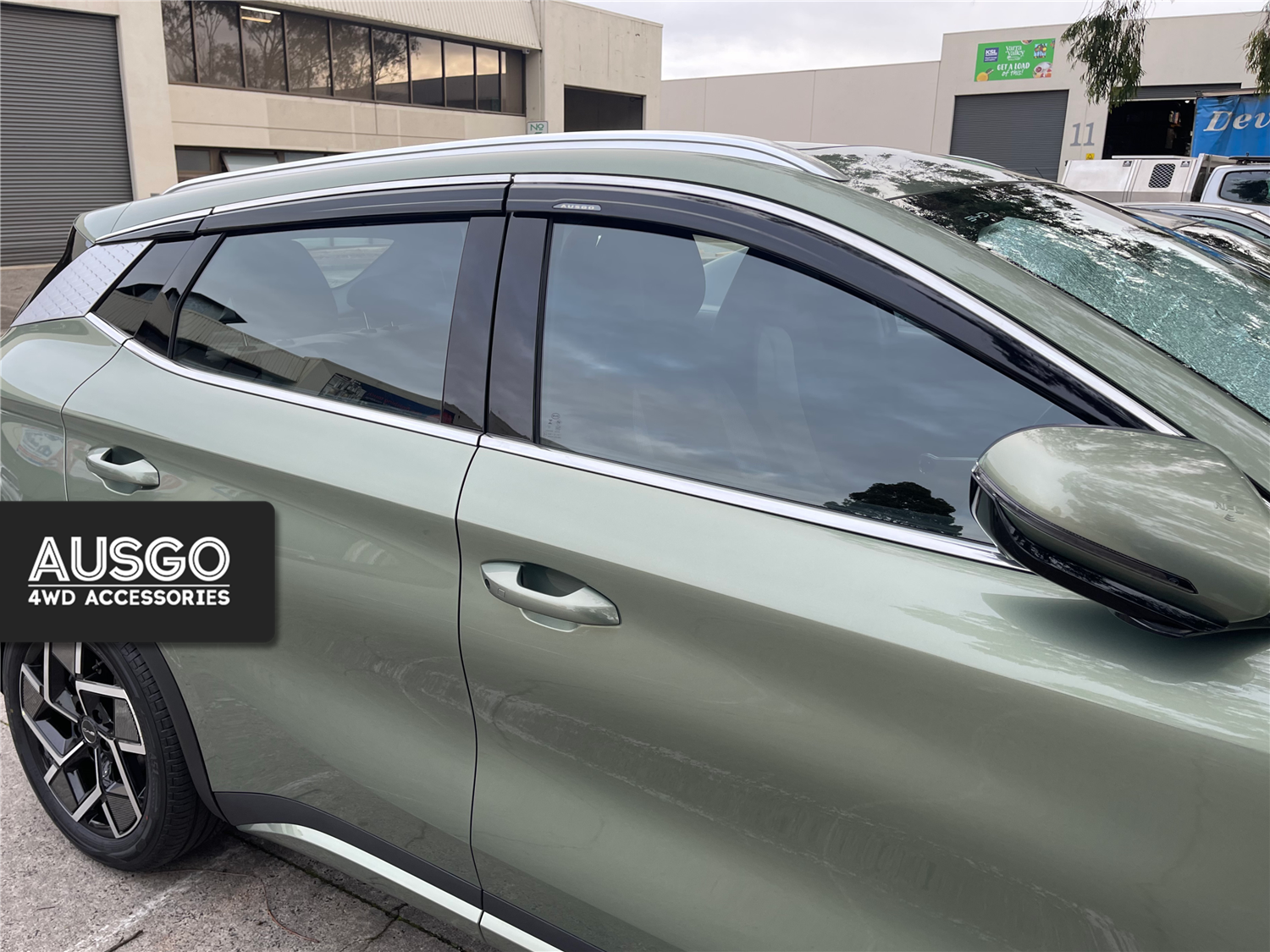 Weather Shields for BYD ATTO 3 2022-Onwards Monsoon with Stainless Trim