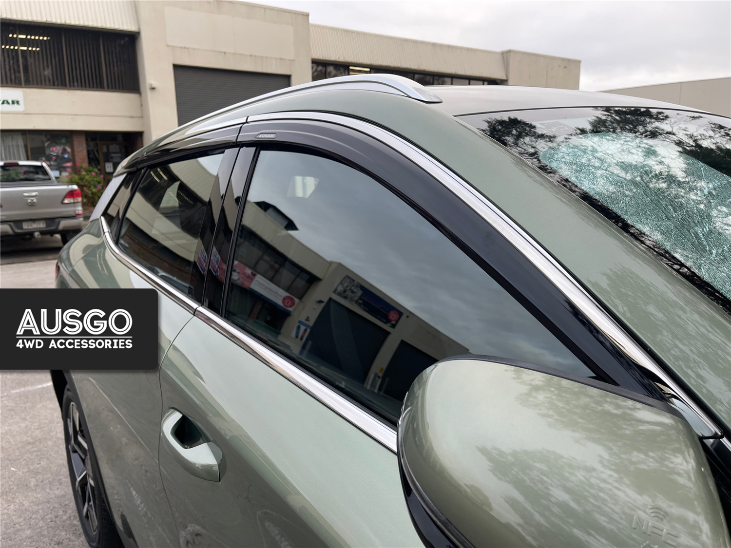 Weather Shields for BYD ATTO 3 2022-Onwards Monsoon with Stainless Trim