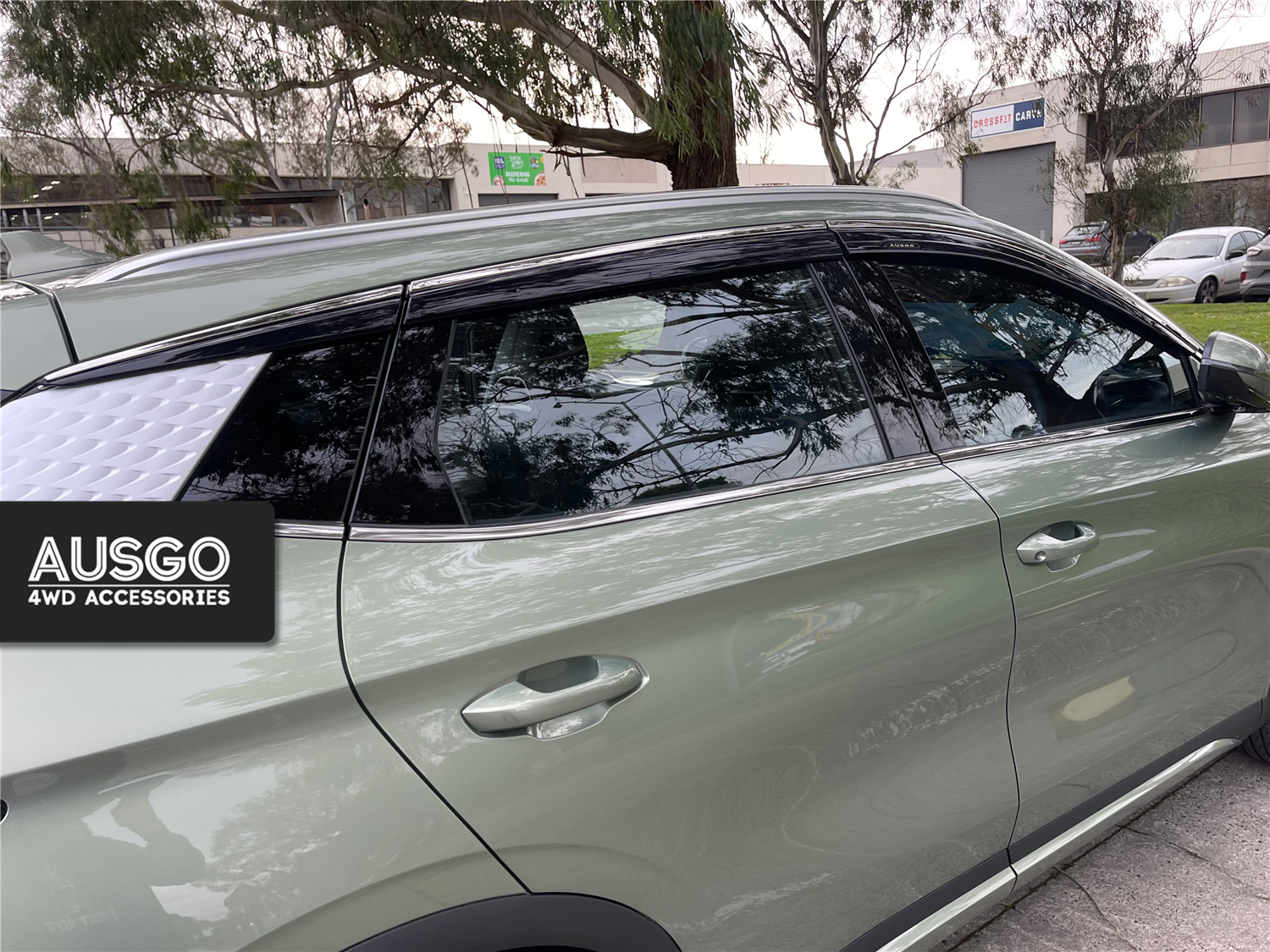 Weather Shields for BYD ATTO 3 2022-Onwards Monsoon with Stainless Trim