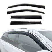 Pre-order Weather Shields for Jeep Grand Cherokee WK 2010-2021 Monsoon with Stainless Trim