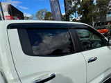 Injection Weather Shields for Mitsubishi Triton MV Dual Cab 2024-Onwards