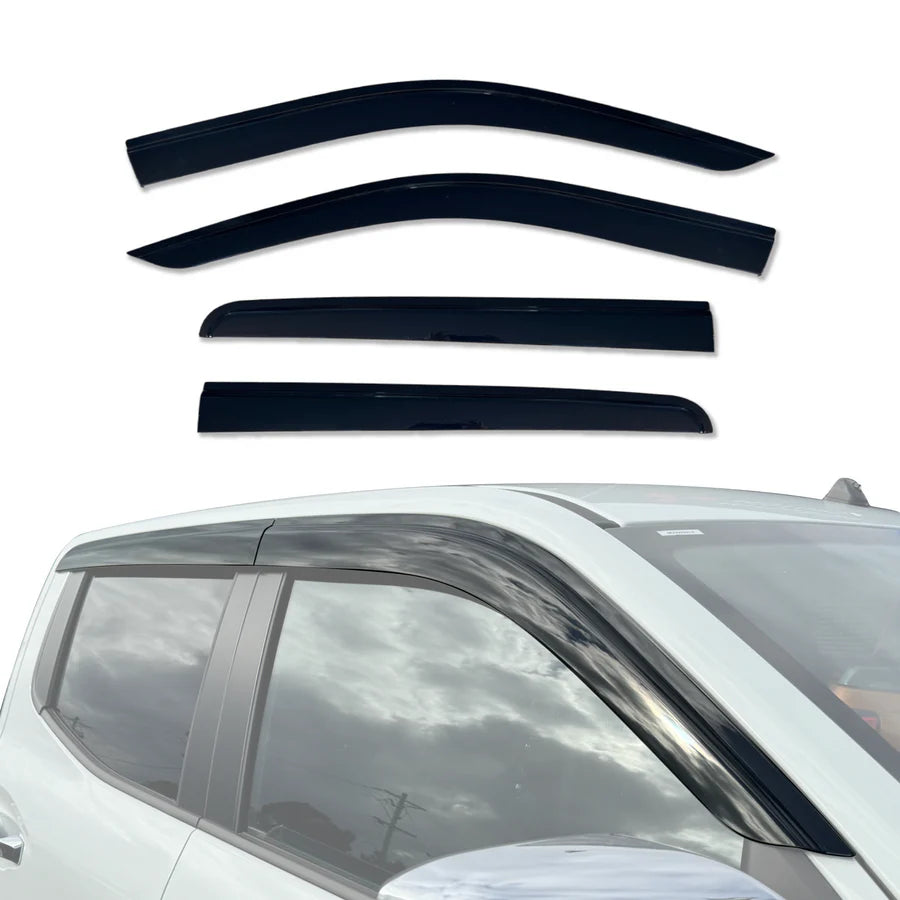 Mitsubishi Triton MV Dual Cab 2024-Onwards Injection Monsoon Weather Shields