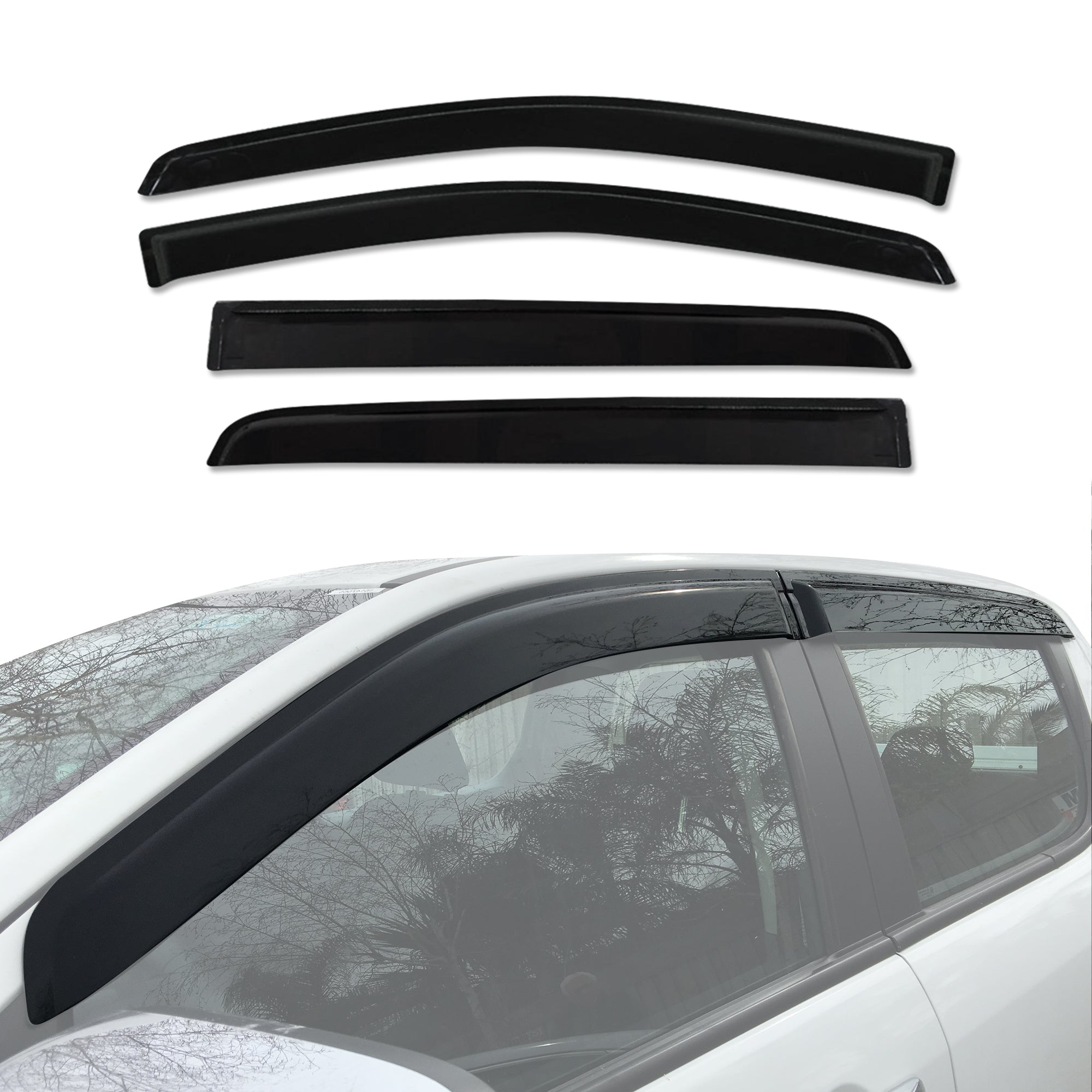 Mazda BT-50 BT50 Dual Cab 2011-2020 Injection Monsoon Weather Shields