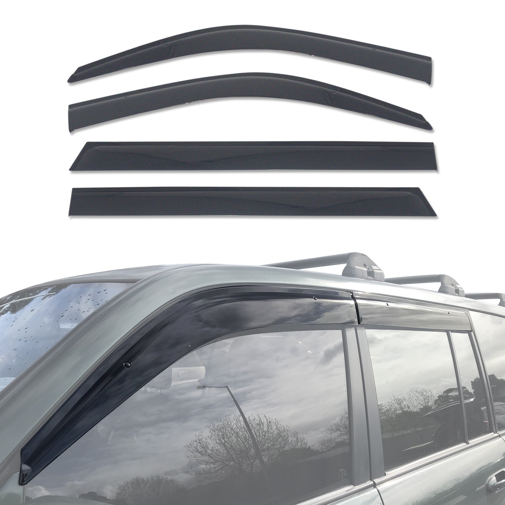 Toyota Land Cruiser 100 105 Series 1998-2007 Injection Monsoon Weather Shields