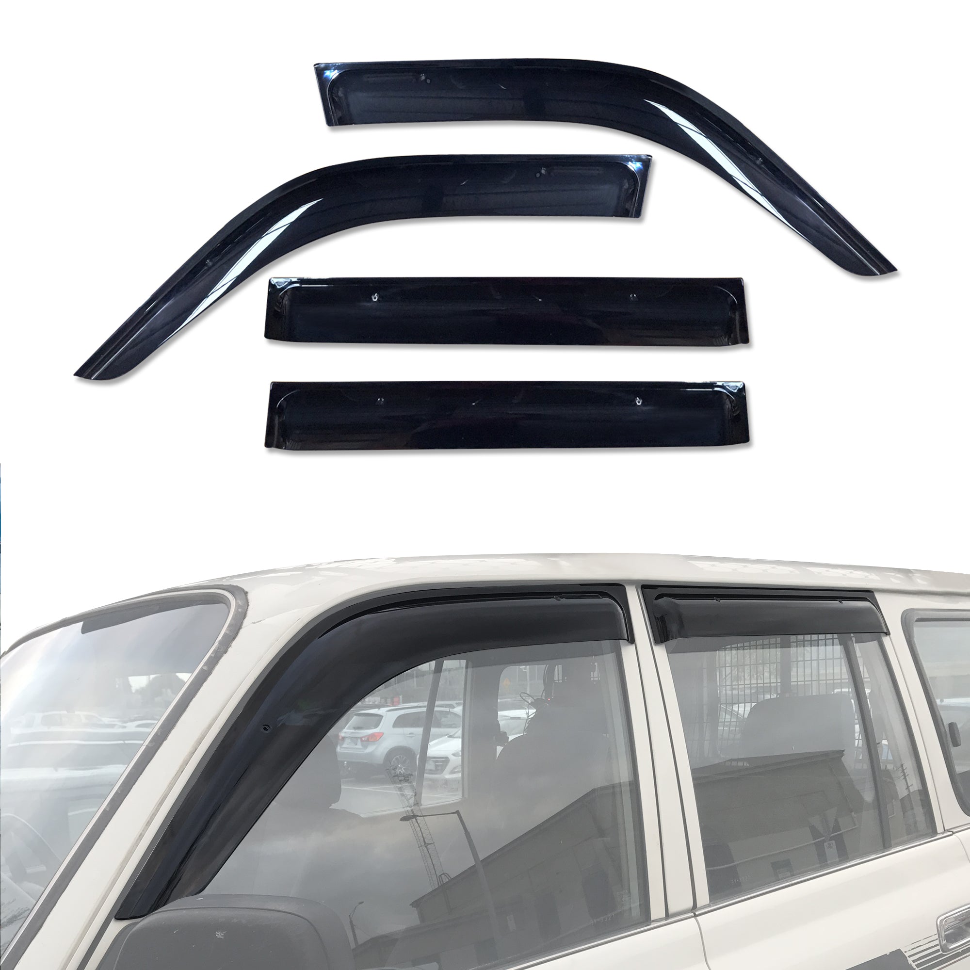Toyota Land Cruiser 80 Series 1990-1998 Injection Monsoon Weather Shields
