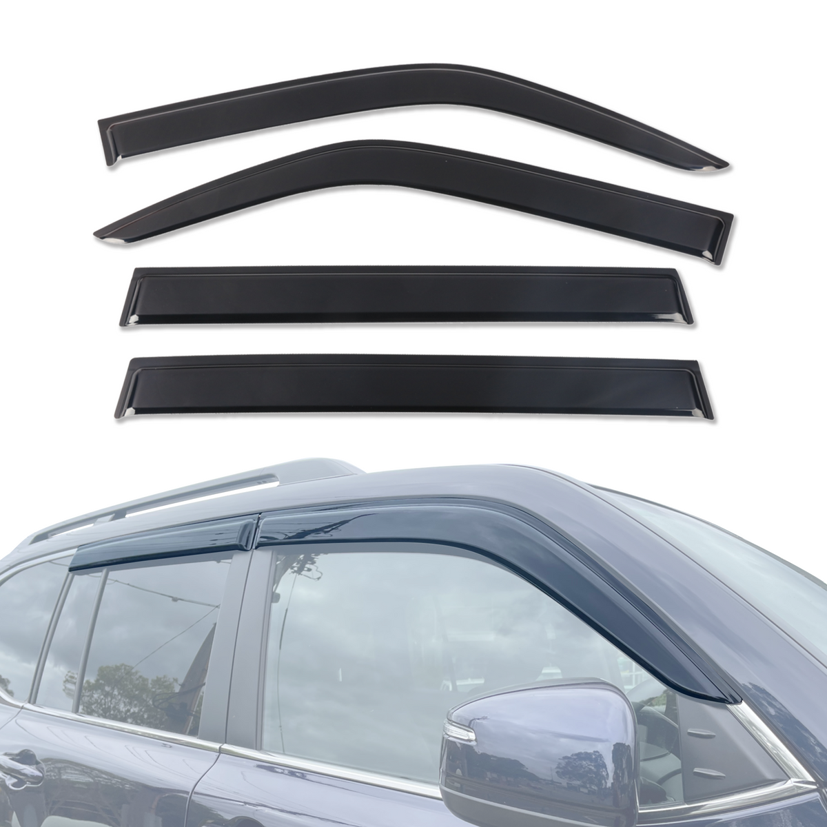 Pre-order Monsoon Weather Shields for Lexus LX Series LX500d LX600 LX700h 2021-Onwards