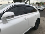 Stainless Trim Weather Shields for Lexus RX270 RX350 RX450H 2009-2015