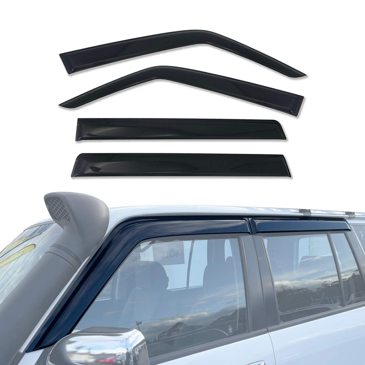 Pre-order Monsoon Weather Shields for Nissan Patrol GU Y61 1998-2016