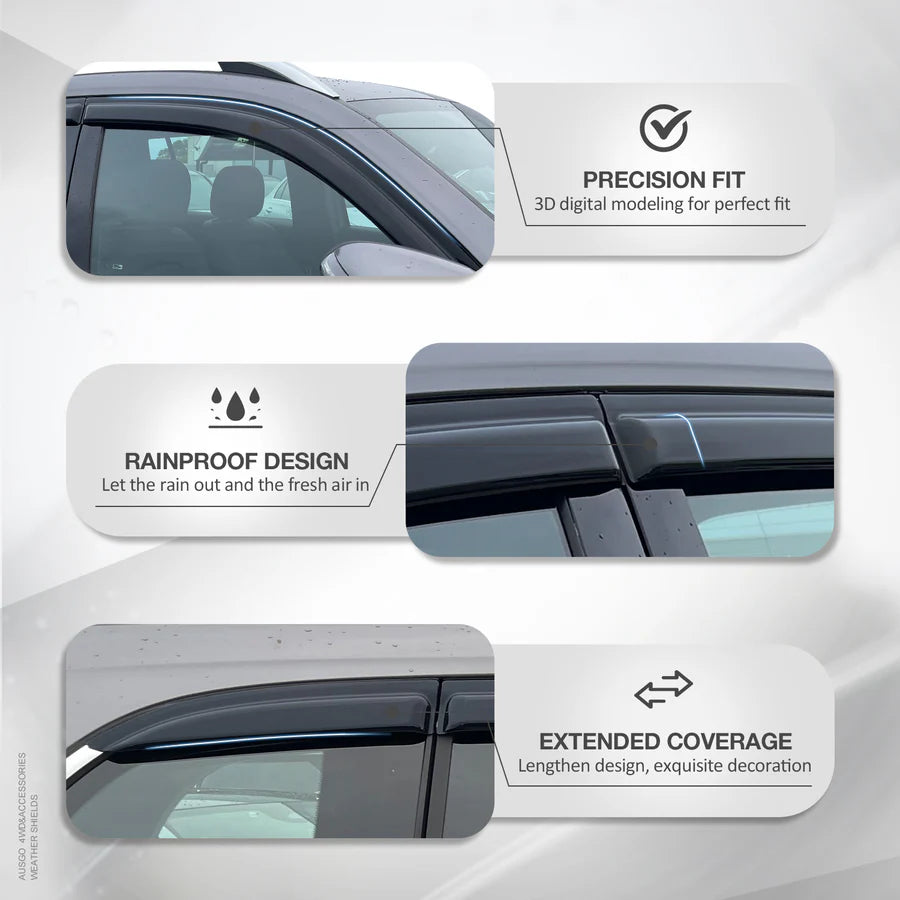 Mitsubishi Outlander ZM Series 2021-Onwards Monsoon Weather Shields