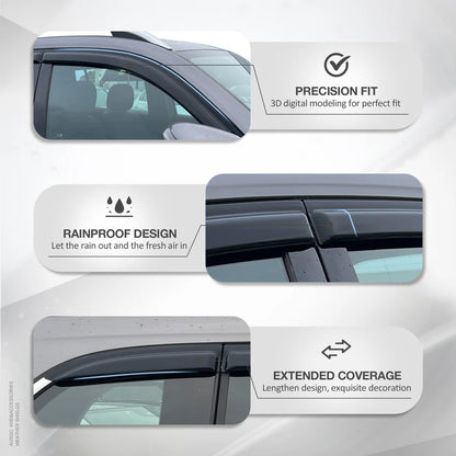 Mitsubishi Outlander ZM Series 2021-Onwards Monsoon Weather Shields