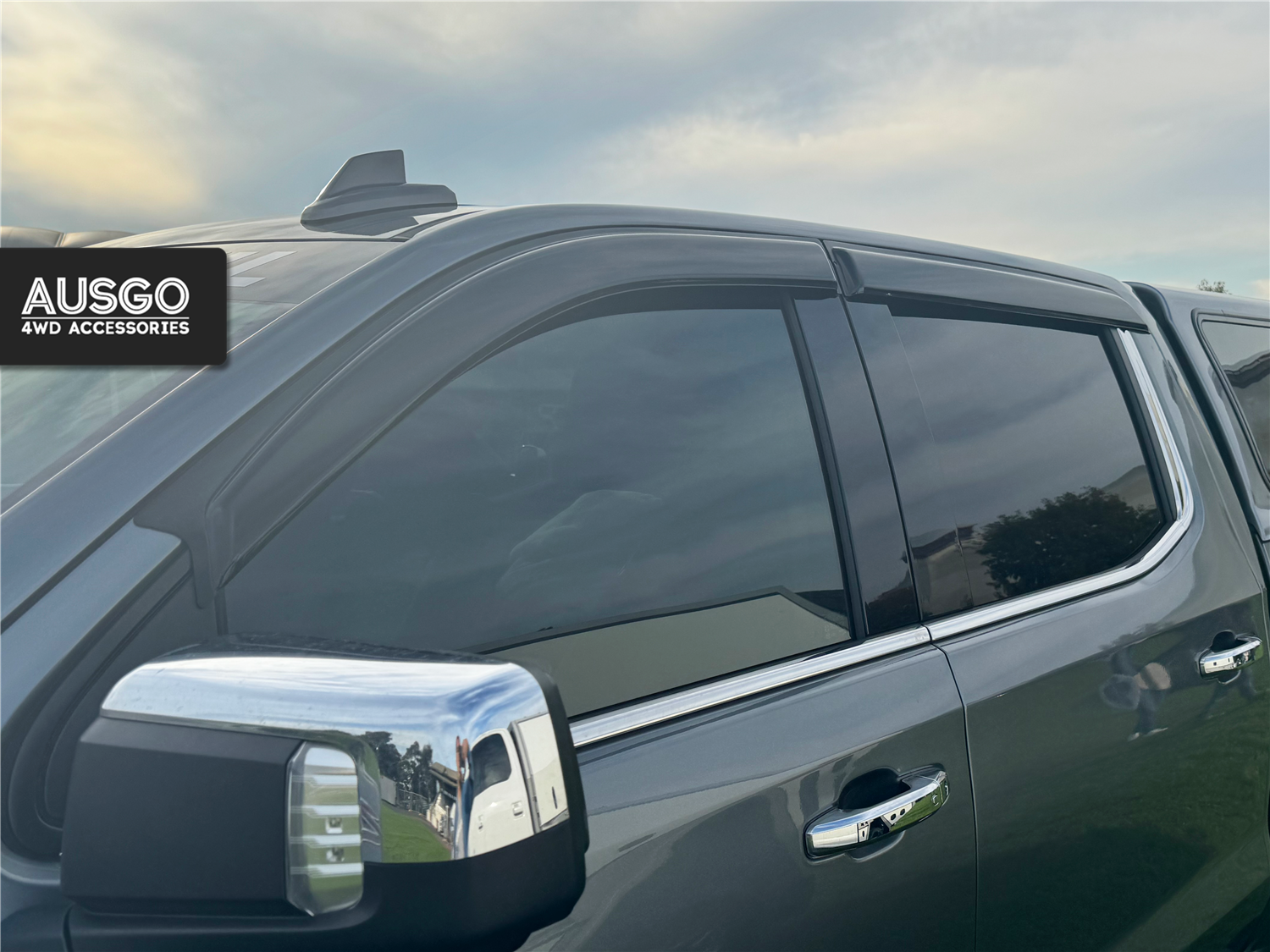 Chevrolet Silverado T1 Series 2020-Onwards Monsoon Weather Shields