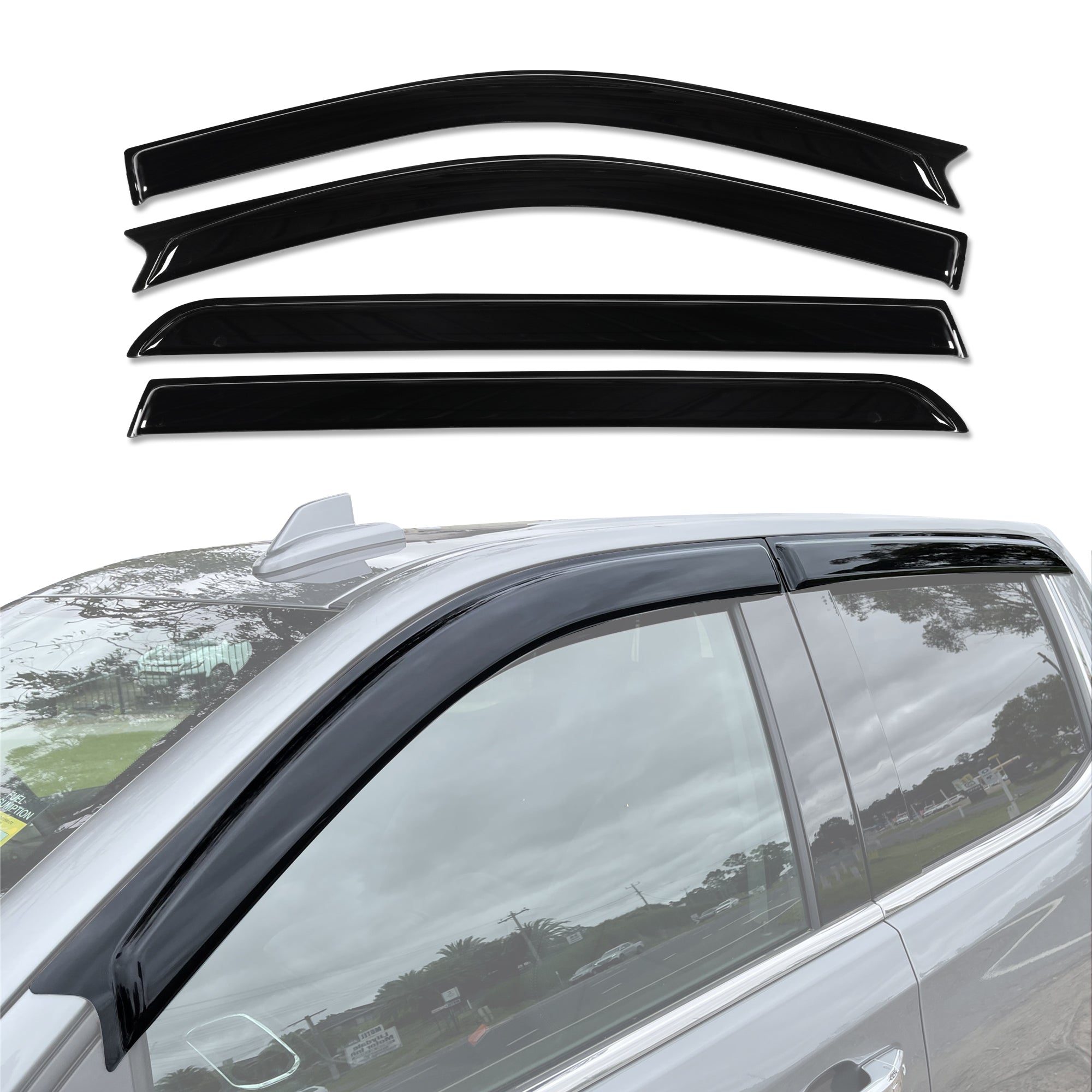 Chevrolet Silverado T1 Series 2020-Onwards Monsoon Weather Shields