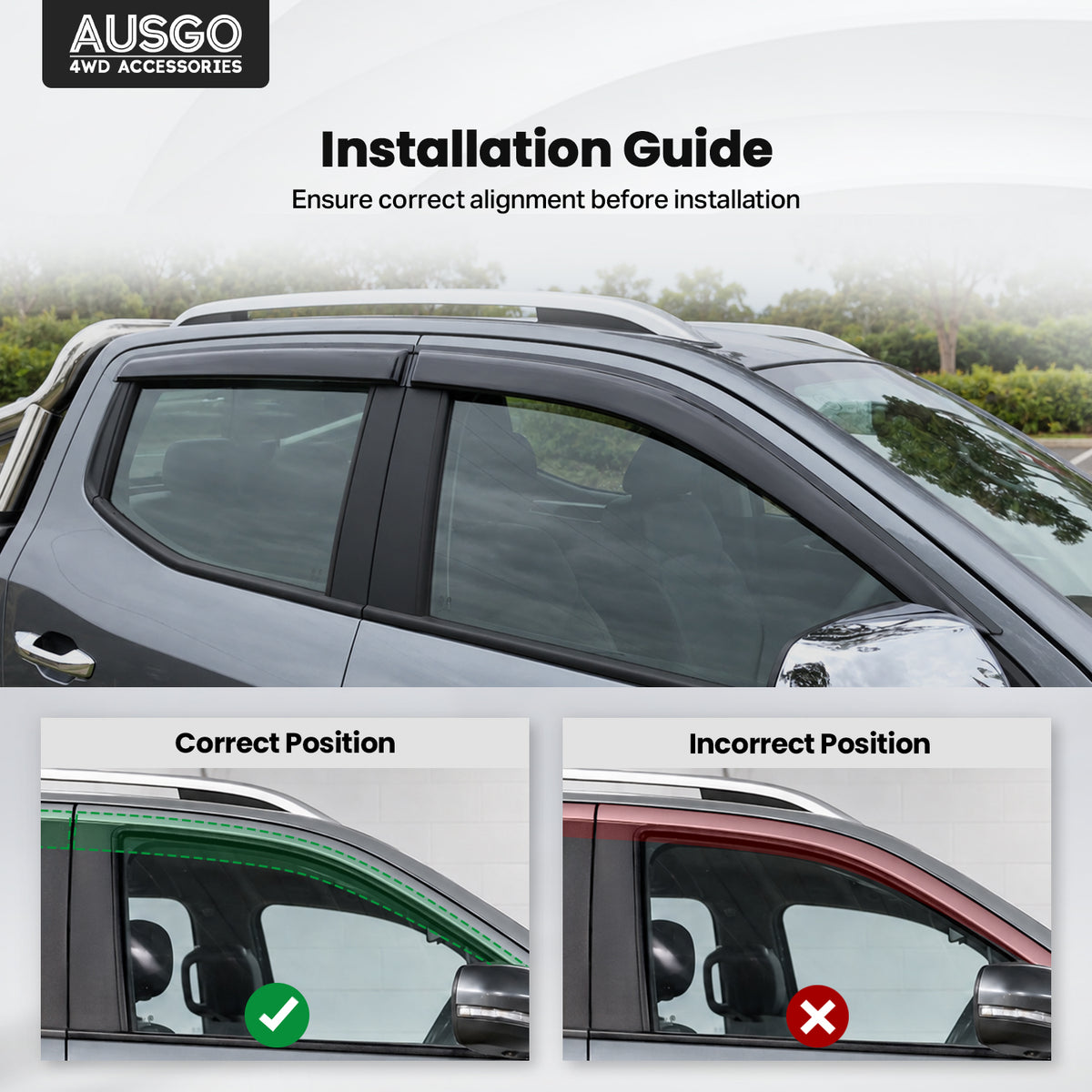 Monsoon Weather Shields for LDV T60 2017-Onwards