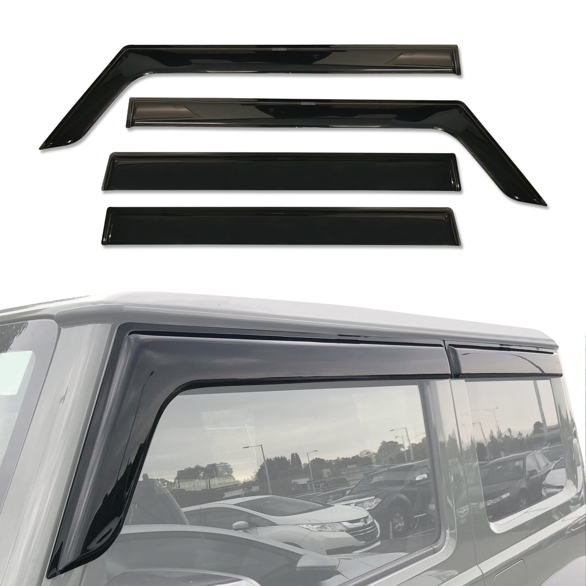 Pre-order Monsoon Weather Shields for Suzuki Jimny 3-Door 2018-Onwards