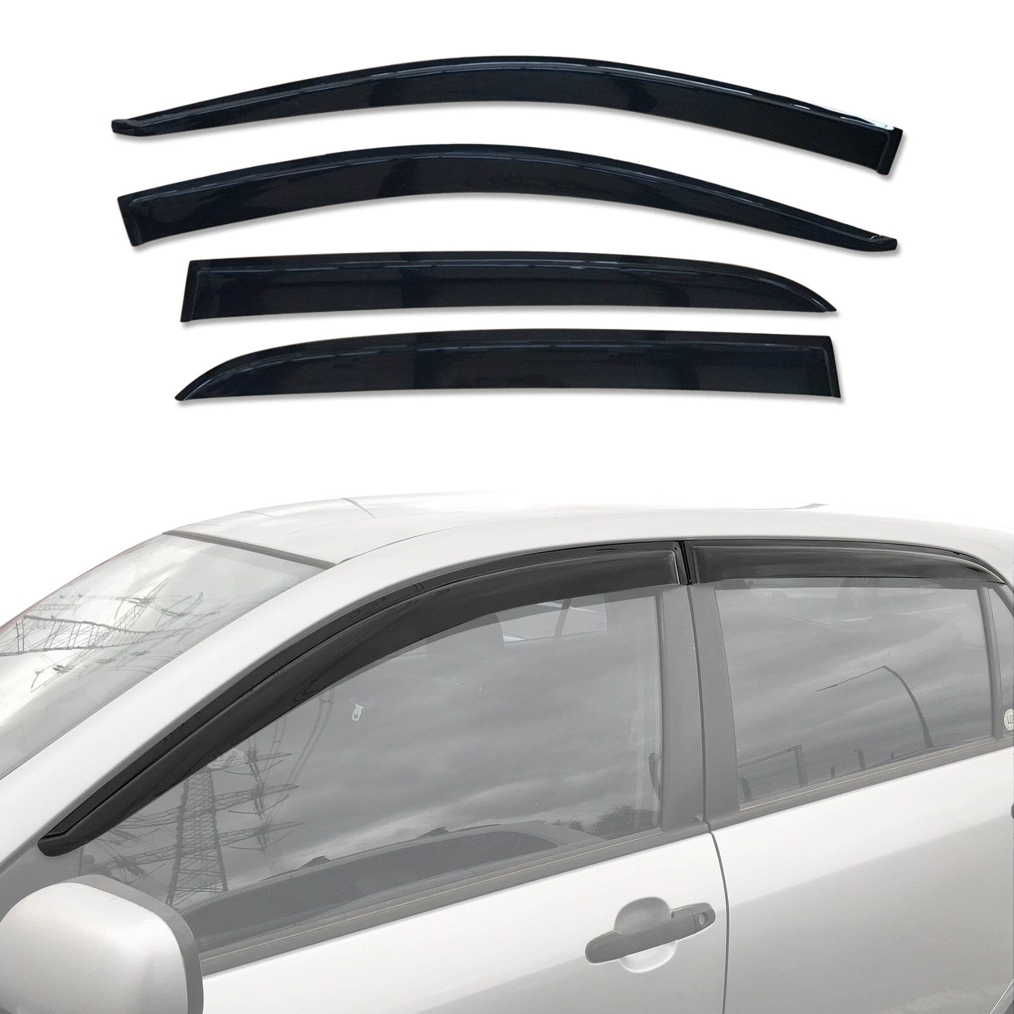 Pre-order Monsoon Weather Shields for Toyota Corolla Hatch 2001-2007