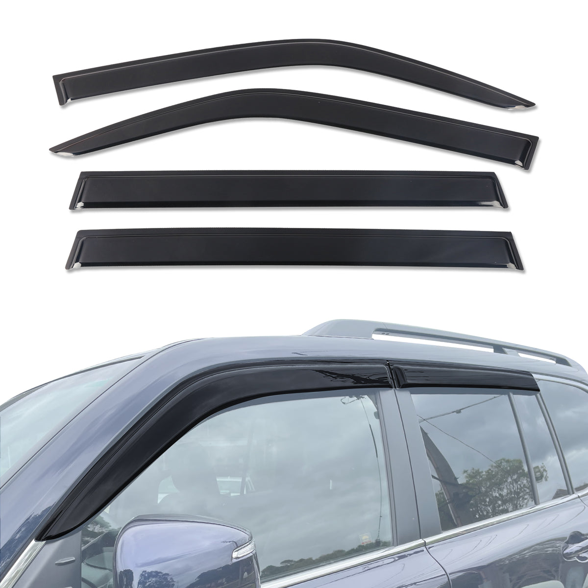 Pre-order Monsoon Weather Shields for Toyota LandCruiser 300 Series 2021-Onwards