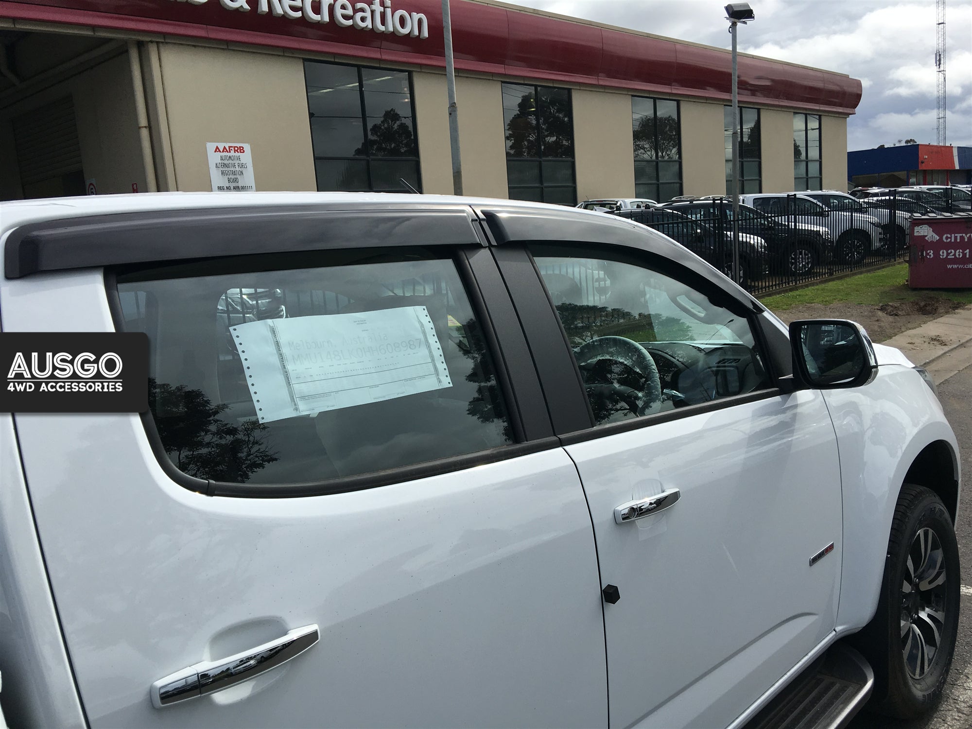 Holden Colorado Dual Cab RG Series 2012-2020 Injection Monsoon Weather Shields