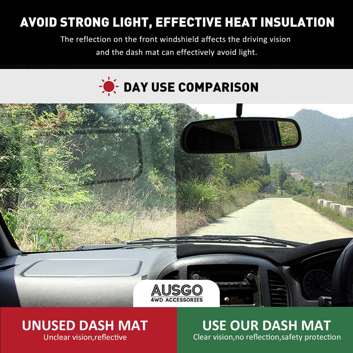 Dash Mat for Toyota Hilux REVO 2015-Onwards