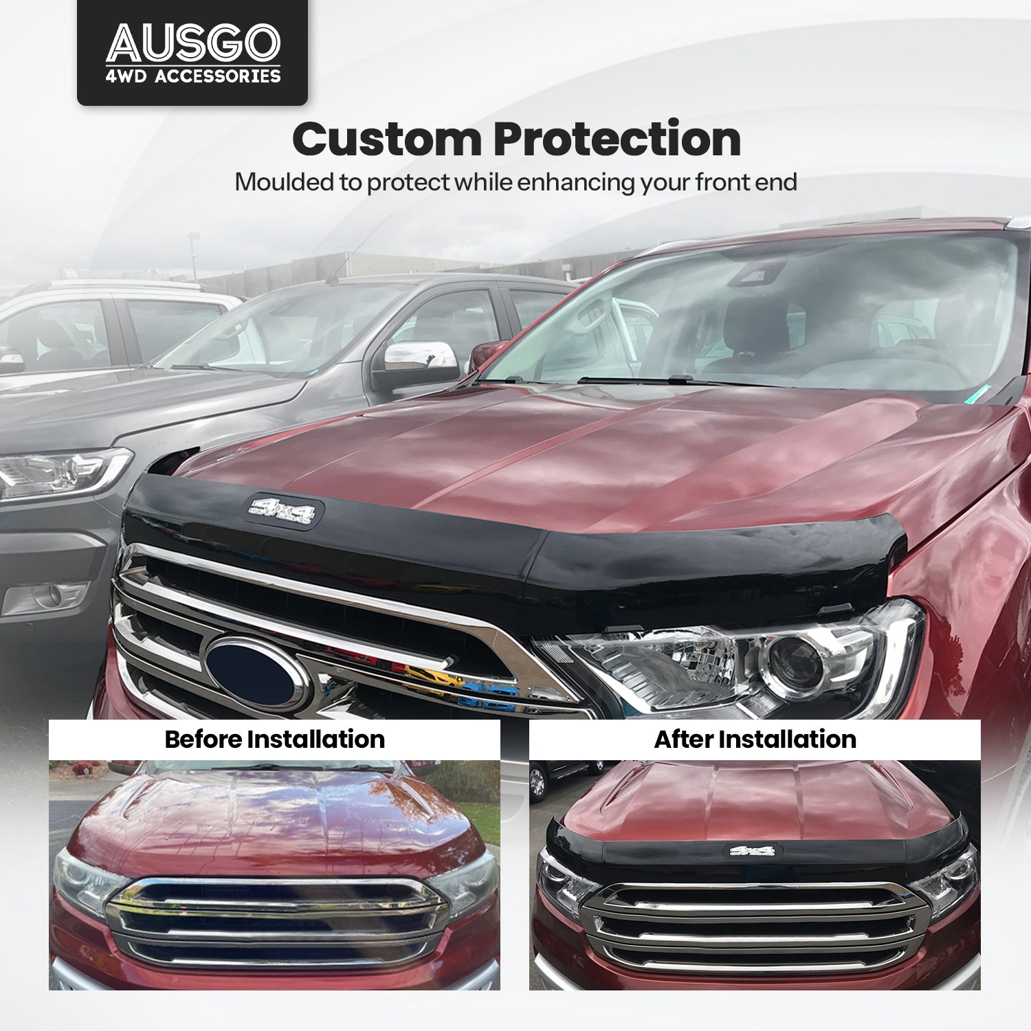 Bonnet Protector for Ford Everest UA Series 2015-2022