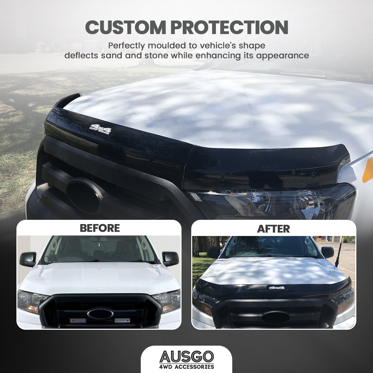 Ford Ranger 2016-2022 Bonnet Guard