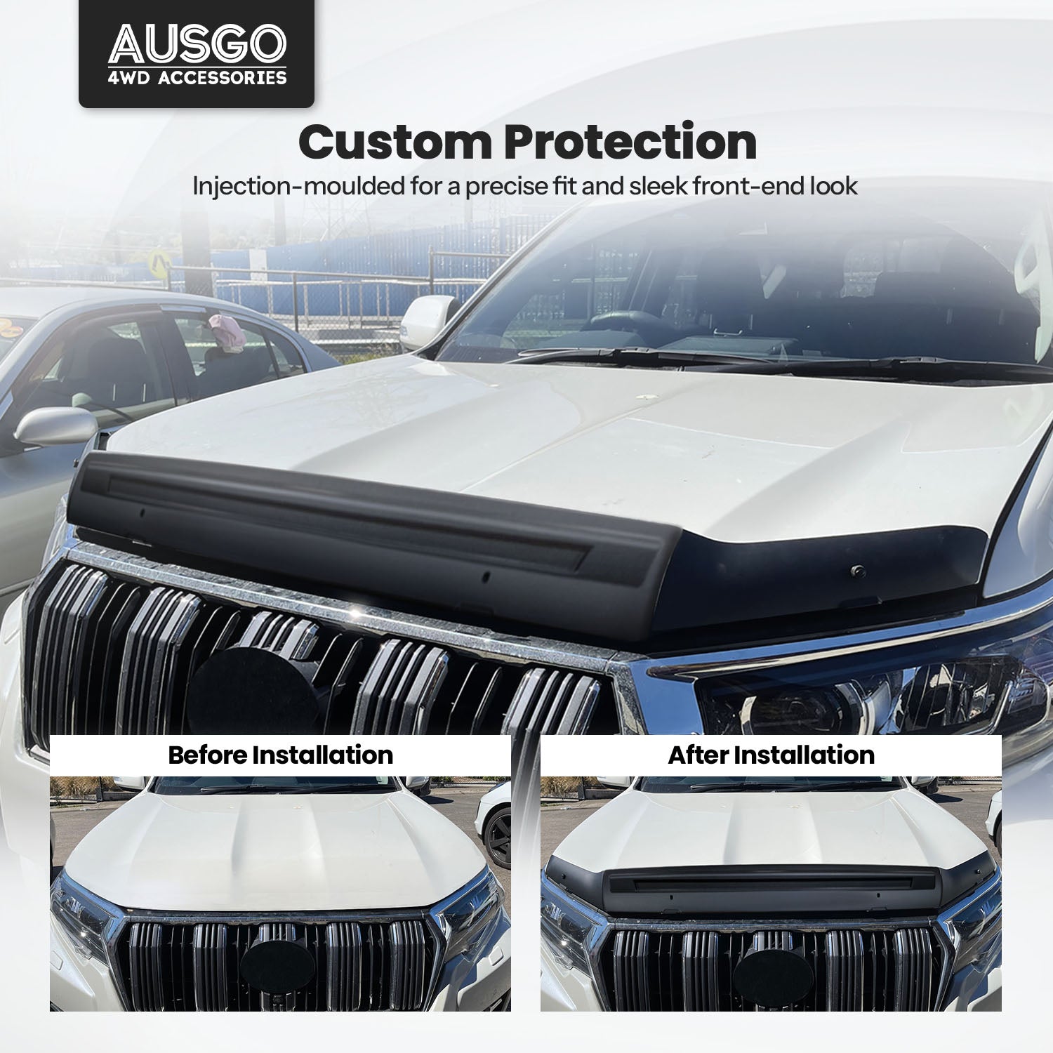 Bonnet Protector for Toyota Land Cruiser Prado 150 Series 2018-2024